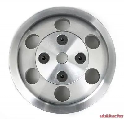 Trans-Dapt Performance WATER PUMP Pulley; 2 Groove; 69-85 CHEVROLET 283-350; LONG W/P- Mach. ALUMINUM Chevrolet - 9483