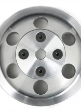 Trans-Dapt Performance WATER PUMP Pulley; 2 Groove; 69-85 CHEVROLET 283-350; LONG W/P- Mach. ALUMINUM Chevrolet                                     - 9483 - Image 2