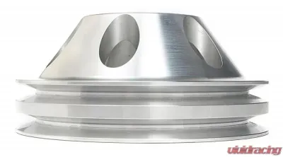 Trans-Dapt Performance WATER PUMP Pulley; 2 Groove; 69-85 CHEVROLET 283-350; LONG W/P- Mach. ALUMINUM Chevrolet - 9483