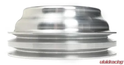 Trans-Dapt Performance CRANKSHAFT Pulley; 2 Groove; CHEVROLET 283-350;LONG W/P-Machined ALUMINUM Chevrolet - 9485