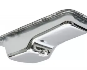 Trans-Dapt Performance CHROME OEM-Style Oil Pan- Mopar 361-440 B and RB, 426 Hemi; Stock Capacity
