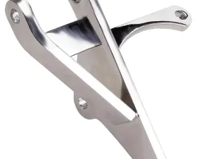 Trans-Dapt Performance O.E.-STYLE ALTERNATOR Bracket (Lower);65-68 CHEVROLET 396-454;SHORT W/P-CHROME Chevrolet 6.5L V8