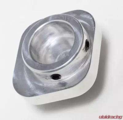 Trans-Dapt Performance Dimmer Pad With 2 Rubber Inserts; 1-1/2 in. x 1-3/4 in. squarePolished Aluminum - 9508