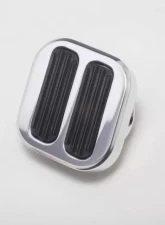Trans-Dapt Performance Dimmer Pad With 2 Rubber Inserts; 1-1/2 in. x 1-3/4 in. squarePolished Aluminum                                     - 9508 - Image 2