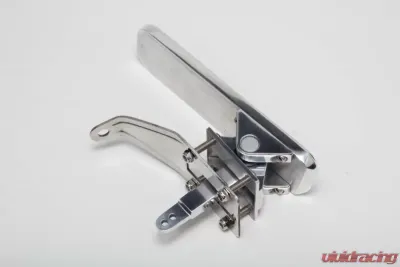 Trans-Dapt Performance Floor Mount Gas Pedal w/ Inserts; 6-1/2 x 2 in.- Aluminum w/ Stainless mounting - 9509