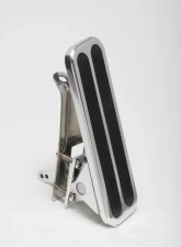 Trans-Dapt Performance Floor Mount Gas Pedal w/ Inserts; 6-1/2 x 2 in.- Aluminum w/ Stainless mounting                                     - 9509 - Image 2
