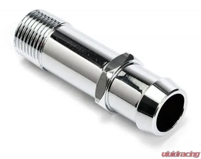 Trans-Dapt Performance CHROMED ALUMINUM WATER PUMP HOSE FITTING - 9522