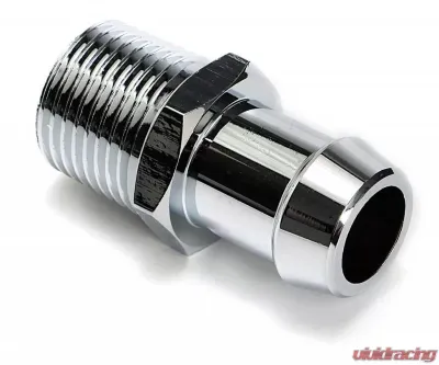 Trans-Dapt Performance CHROMED ALUMINUM WATER PUMP HOSE FITTING - 9523