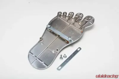 Trans-Dapt Performance BAREFOOT-Style Gas Pedal; 4-1/4 in. x 9 in.-CHROME/Steel - 9560