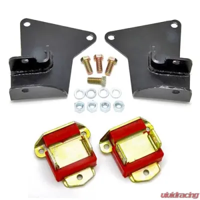 Trans-Dapt Performance SB (Gen 1),BB Chevy(Mark IV) in 64-72 GM A-Body (NOT CHEVY) Mount Kit-Poly Pads - 9566