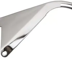 Trans-Dapt Performance O.E.-STYLE ALTERNATOR Bracket (Top); 65-68 CHEVROLET 396-454; SHORT W/P-CHROME Chevrolet 6.5L V8