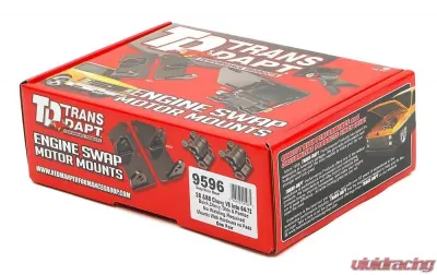 Trans-Dapt Performance CHEVY V8 (1958 or later) into GM A-BODY (Not Chevy) Car- Motor Mount Plates Only - 9596