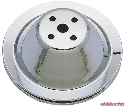 Trans-Dapt Performance WATER PUMP Pulley; 1 Groove; 1955-68 CHEVROLET 283-350; SHORT Water Pump-CHROME Chevrolet - 9600