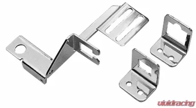 Trans-Dapt Performance Carburetor Linkage Bracket for AUTOMATIC Transmission-CHROME - 9620