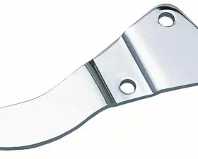 Trans-Dapt Performance O.E.-STYLE ALTERNATOR Bracket (Lower); 69-86 CHEVROLET 396-454;LONG W/P-CHROME Chevrolet