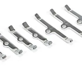 Trans-Dapt Performance BB Chevy Valve Cover Tabs-CHROME