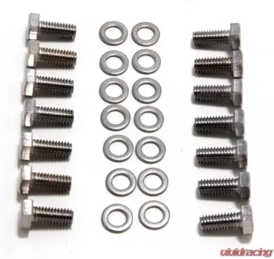 Trans-Dapt Performance 5/16 - 18 X 3/4 Grade 5 Transmission bolts; Hex Head (14pcs)-CHROME - 9692