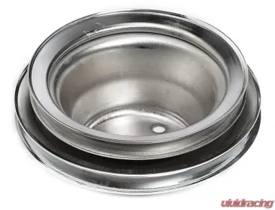 Trans-Dapt Performance WATER PUMP Pulley; 2 Groove; 1969-2006 CHEVROLET 396-454; LONG Water Pump-CHROME Chevrolet - 9723