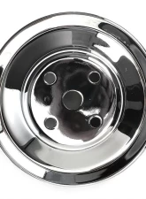 Trans-Dapt Performance WATER PUMP Pulley; 2 Groove; 1969-2006 CHEVROLET 396-454; LONG Water Pump-CHROME Chevrolet                                     - 9723 - Image 2