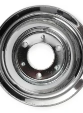 Trans-Dapt Performance CRANKSHAFT Pulley; 3 Groove; CHEVROLET 396-454; LONG Water Pump-CHROME Chevrolet                                     - 9724 - Image 2