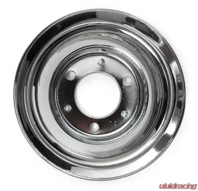 Trans-Dapt Performance CRANKSHAFT Pulley; 3 Groove; CHEVROLET 396-454; LONG Water Pump-CHROME Chevrolet - 9724