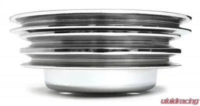 Trans-Dapt Performance CRANKSHAFT Pulley; 3 Groove; CHEVROLET 396-454; LONG Water Pump-CHROME Chevrolet - 9724