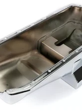 Trans-Dapt Performance 1955-79 Chevy 283-350 STREET/STRIP Oil Pan (7 Qt); 8-1/4 in. Deep-CHROME Chevrolet                                     - 9725 - Image 2
