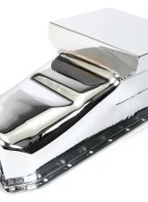 Trans-Dapt Performance 1955-79 Chevy 283-350 STREET/STRIP Oil Pan (7 Qt); 8-1/4 in. Deep-CHROME Chevrolet                                     - 9725 - Image 3