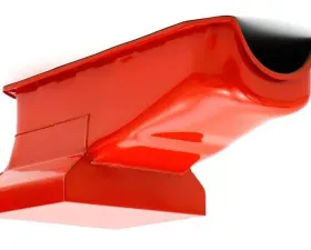 Trans-Dapt Performance 1955-79 Chevy 283-400 STREET/STRIP Oil Pan (7 Qt); 8-1/4 in. Deep- ORANGE Chevrolet