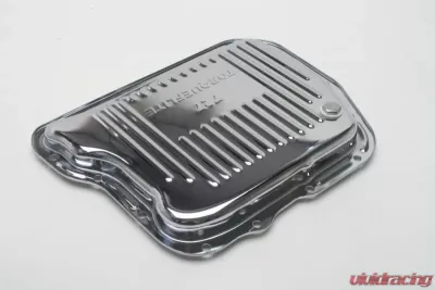 Trans-Dapt Performance MOPAR TORQUEFLITE 727-CHROME Transmission Pan; Stock Capacity and Depth; FINNED - 9733