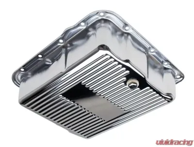 Trans-Dapt Performance 700R4/4L60E-CHROME Transmission Pan; Extra Capacity; 3-1/2 in. Depth;FINNED - 9741