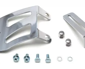 Trans-Dapt Performance Throttle Cable Bracket Set; SB Chevy V8-CHROME