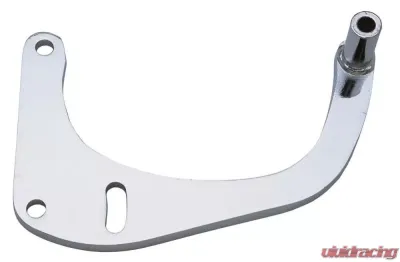 Trans-Dapt Performance LOW MOUNT Alternator Bracket (Left); 1 Piece; 1955-68 CHEVROLET SB-CHROME Chevrolet 4.6L V8 - 9758