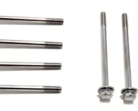Trans-Dapt Performance Bolts for SHORT CHROME (only) Center Bolt Valve Covers (8 bolts)- ZINC