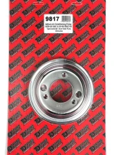 Trans-Dapt Performance CRANKSHAFT Pulley; 1 Groove; CHEVY SB Gen 1 & BB Gen IV; SHORT Water Pump-CHROME Chevrolet                                     - 9817 - Image 4