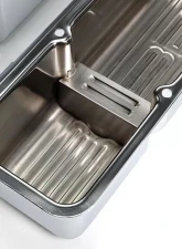 Trans-Dapt Performance 350 C.I.D. Logo Design Valve Covers; TALL; 1958-1986 SB Chevy 350-CHROME Chevrolet 5.7L V8                                     - 9841 - Image 2
