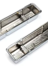 Trans-Dapt Performance 327 C.I.D. Logo Design Valve Covers; TALL; 1958-1986 SB Chevy 327-CHROME Chevrolet 5.3L V8                                     - 9853 - Image 3