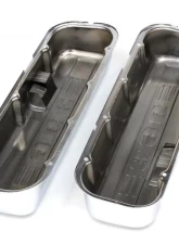Trans-Dapt Performance CHEVY 396 LOGO TALL CHROME VALVE COVERS                                     - 9855 - Image 3