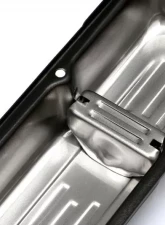 Trans-Dapt Performance 383 LOGO VALVE COVERS; SHORT; 1958-86 SBC 238-400; BAFFLED- ASPHALT BLACK                                     - 9862 - Image 2