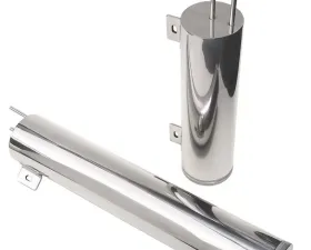 Trans-Dapt Performance 2 in. x 19 in. Radiator Overflow Tank; 32 Oz.- ALUMINUM