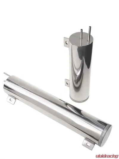 Trans-Dapt Performance 2 in. x 19 in. Radiator Overflow Tank; 32 Oz.- ALUMINUM - 9910