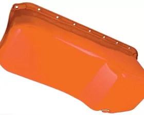 Trans-Dapt Performance 1955-79 SB Chevy 283-400 OEM-Style Oil Pan-CHEVY Orange (4 Qt) Chevrolet