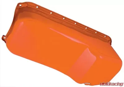 Trans-Dapt Performance 1955-79 SB Chevy 283-400 OEM-Style Oil Pan-CHEVY Orange (4 Qt) Chevrolet - 9920
