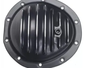 Trans-Dapt Performance Chevy/GMC 3/4 Ton w/10-Bolt FRONT; Aluminum Diff. Cover-Black w/Polished Fins