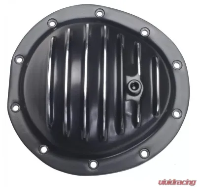 Trans-Dapt Performance Chevy/GMC 3/4 Ton w/10-Bolt FRONT; Aluminum Diff. Cover-Black w/Polished Fins - 9938