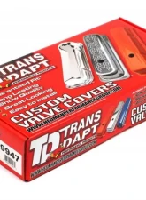 Trans-Dapt Performance CHEVY 327 LOGO TALL ORANGE POWDER COATED VALVE COVERS                                     - 9947 - Image 4