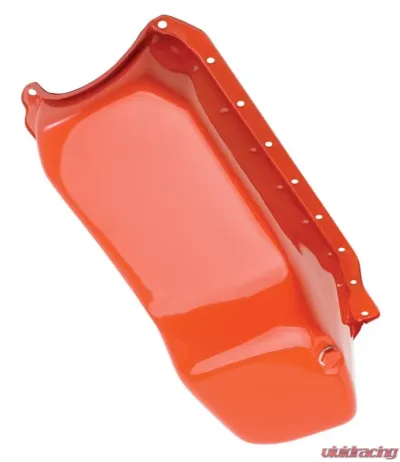 Trans-Dapt Performance 1986-00 Chevy 305-350 OEM-Style Oil Pan; CHEVY Orange (4 Qt) Chevrolet - 9948