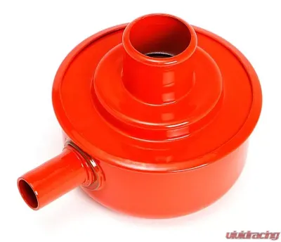 Trans-Dapt Performance PUSH-IN Breather Cap w/TUBE & Grommet; 2-3/4 in. Overall Diameter- CHEVY ORANGE - 9949