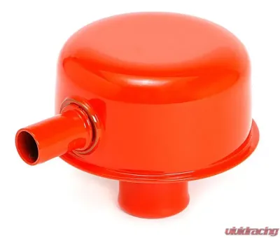 Trans-Dapt Performance PUSH-IN Breather Cap w/TUBE & Grommet; 2-3/4 in. Overall Diameter- CHEVY ORANGE - 9949