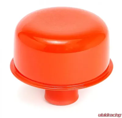Trans-Dapt Performance PUSH-IN Breather Cap Only (no Grommet); 2-3/4 in. Overall Diameter- CHEVY ORANGE - 9951